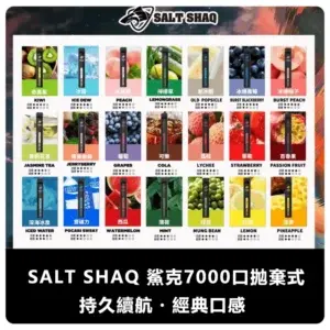 SALT SHAQ 一次性電子煙（7000口）